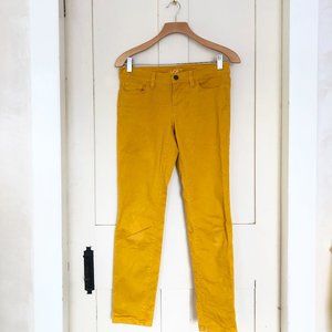 Loft Yellow Modern Skinny Twill Pants, 2P